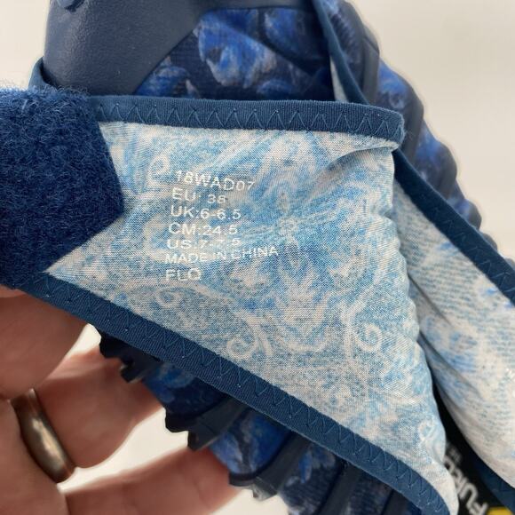 Vibram Furoshiki The Wrapping Sole yoga Walking Shoe Blue Women's Size 7.5 - Picture 4 of 9